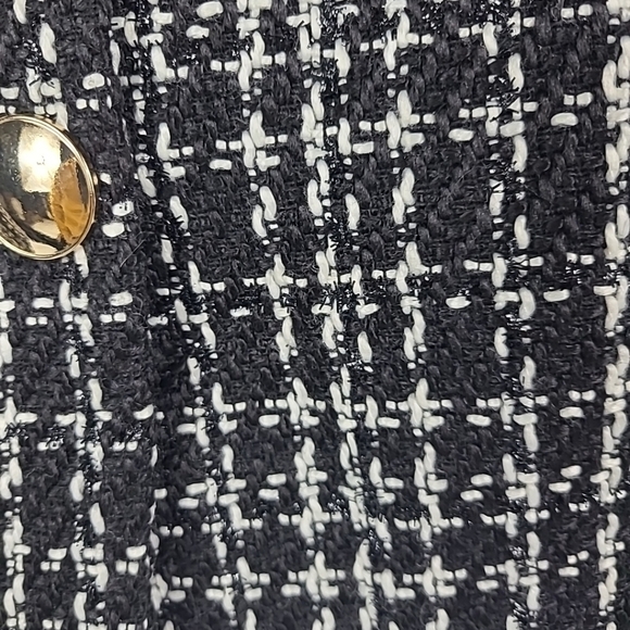 NEW Laundry by Shelli Segal Women's Double Breast Tweed Black Blazer Sz XS NWOT - Picture 5 of 11